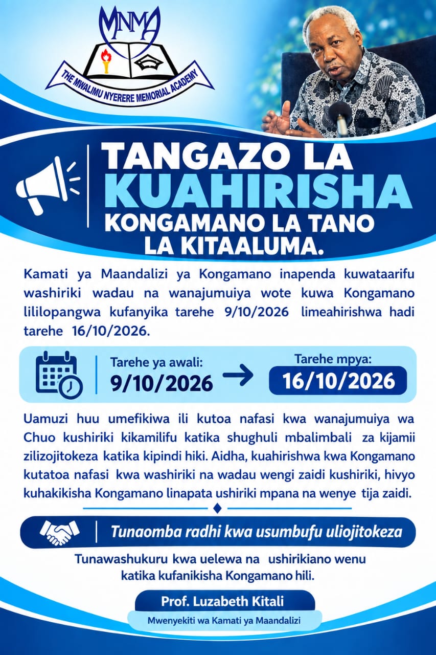 KUAHIRISHA KONGAMANO